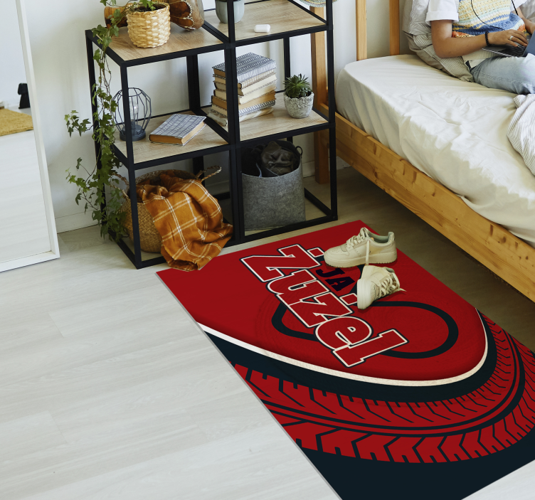 Dywan winylowy napisy Kocham żużel - TenStickers