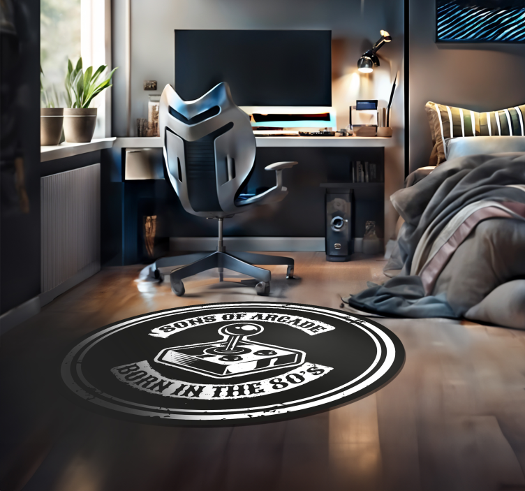 Dywan winylowy napisy Synowie lat 80-tych - TenStickers