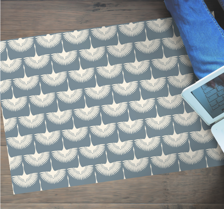 Dywan winylowy Eleganckie ptaki artystyczne - TenStickers