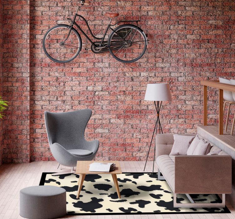 Dywan winylowy ze zwierzęcym nadrukiem w dalmatyńczyk - TenStickers