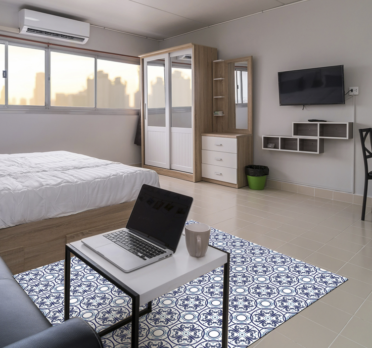 Niesamowity dywanik winylowy do sypialni - TenStickers