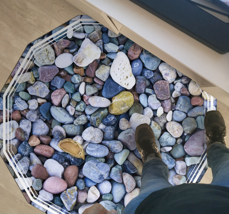 Dywan winylowy Kolorowe kamyczki - TenStickers