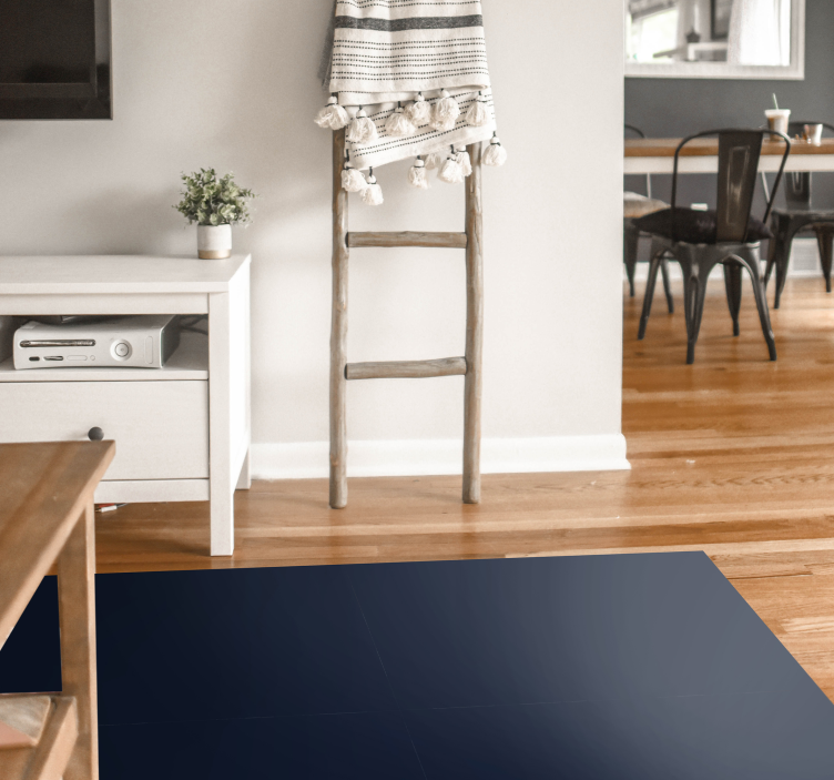 Nowoczesny dywan winylowy w kolorze granatowym - TenStickers