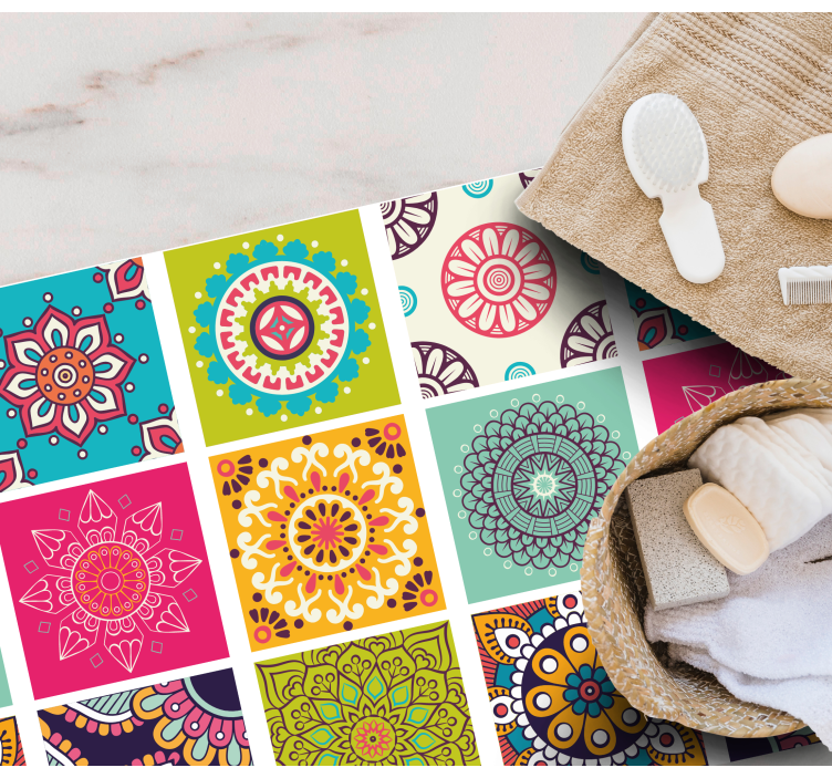 Dywan winylowy z marokańskich płytek - TenStickers