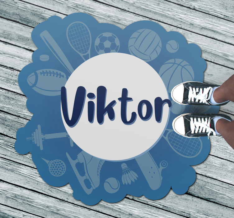 Mata Gracz sportowy o imieniu - TenStickers