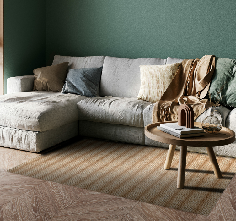 Dywan winylowy tekstura Juta - TenStickers