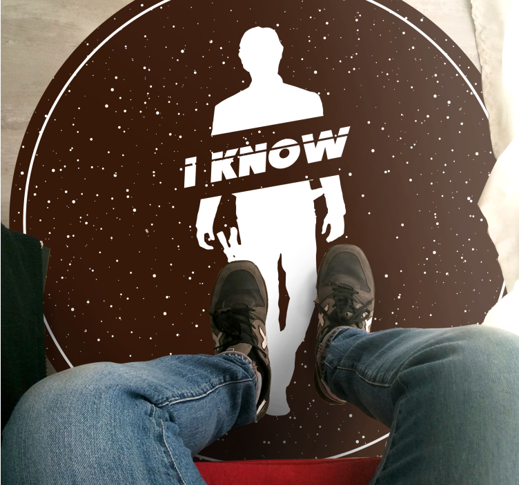 Minimalistyczny dywan winylowy minimalistyczna sylwetka - TenStickers