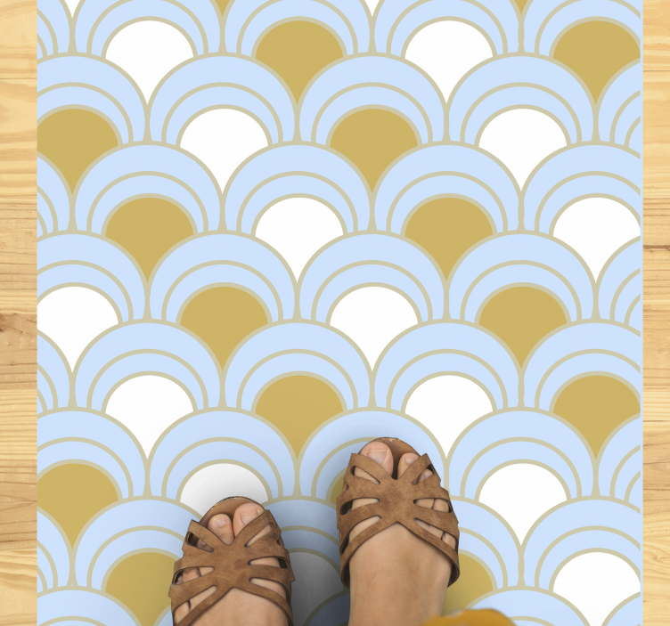 Nordic nowoczesny geometryczny wzór geometryczny dywany - TenStickers