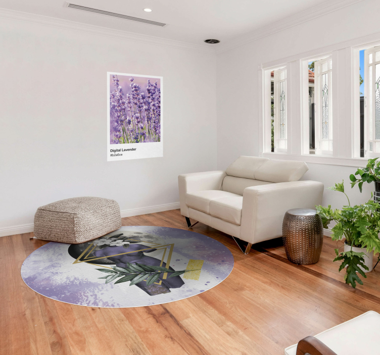 Nowoczesny dywan winylowy Cyfrowy kolaż - TenStickers