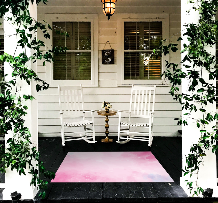 Dywan tekstury różowy akwarele - TenStickers