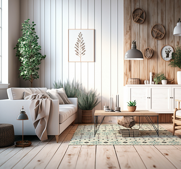 Dywan w stylu nordyckim - TenStickers