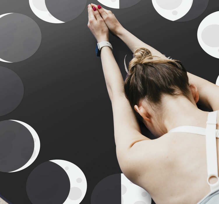 Dywan winylowy fazy księżyca - TenStickers