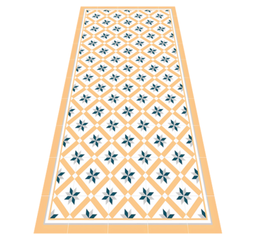 Dywan winylowy do kuchni hydrauliczny żółty - TenStickers