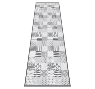 Dywan winylowy do kuchni efekt geometrycznych płytek - TenStickers