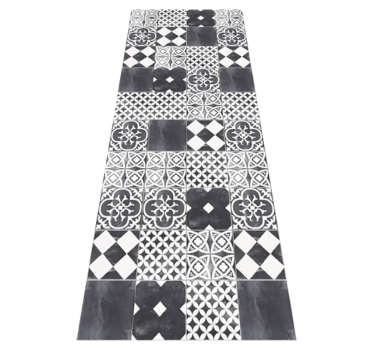 Dywan winylowy do kuchni cement ardesia - TenStickers