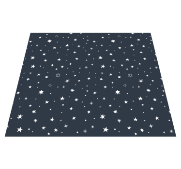 Dywan winylowy w gwiazdki nocne niebo - TenStickers