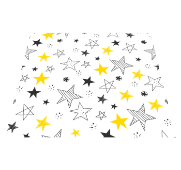 Dywan winylowy w gwiazdki w stylu rock'n'roll - TenStickers