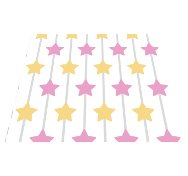 Dywan winylowy w gwiazdki niezwykła słodycz - TenStickers