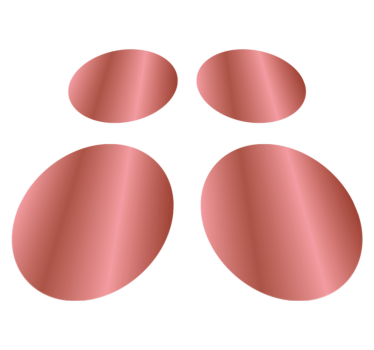 Dywan winylowy wzór geometryczny w różowe złote kropki - TenStickers