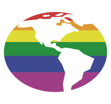 Dywan winylowy mapa świata dla społeczności lgbt - TenStickers