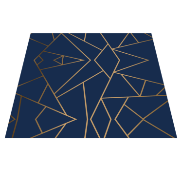 Dywan winylowy do biura w geometryczne kształty - TenStickers