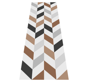 Dywan winylowy do biura kolorowe bloki geometryczne - TenStickers