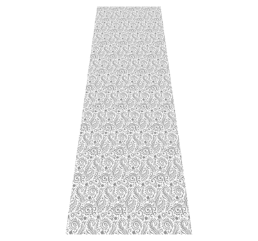 Dywan winylowy do biura kwiaty ornamentalne w stylu vintage - TenStickers