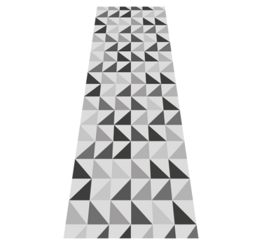 Dywan winylowy do biura w geometryczne trójkąty - TenStickers