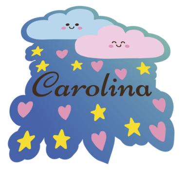 Dywan winylowy dla dzieci customizable Cloud-Themed Design - TenStickers