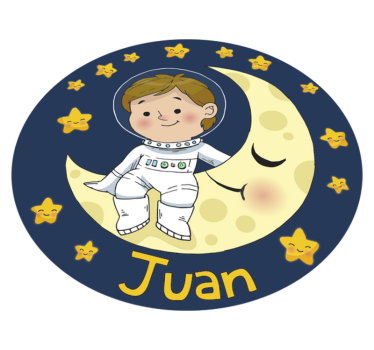 Dywanik winylowy chłopiec astronauta - TenStickers