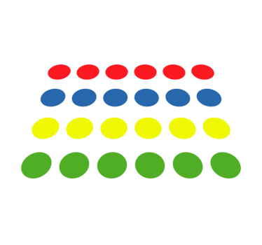 Dywan winylowy gra twister  - TenStickers