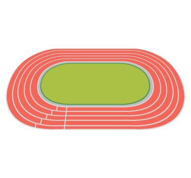 Dywan winylowy bieżnia lekkoatletyczna - TenStickers