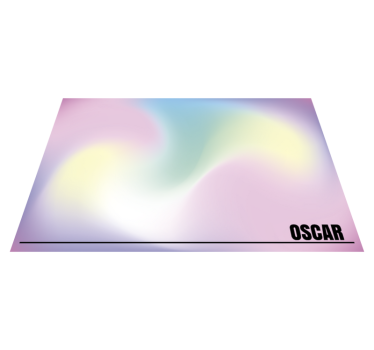 Dywan winylowy z imieniem konfigurowalny gradient - TenStickers