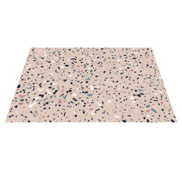 Dywan winylowy kostka brukowa terrazzo - TenStickers