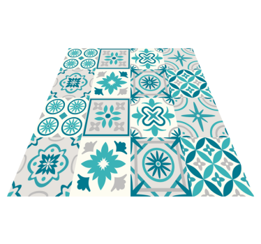 Mata winylowa turkus - TenStickers