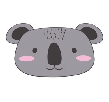 Dywan winylowy koala twarz - TenStickers