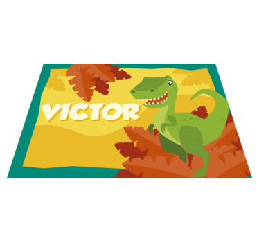 Dywan dinozaur z imieniem - TenStickers