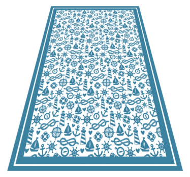 Dywan winylowy Symbole marynistyczne - TenStickers