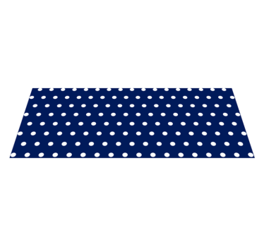 Minimalistyczny dywan w białe kropki - TenStickers