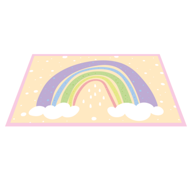 Dywan winylowy dla dzieci tęcza - TenStickers