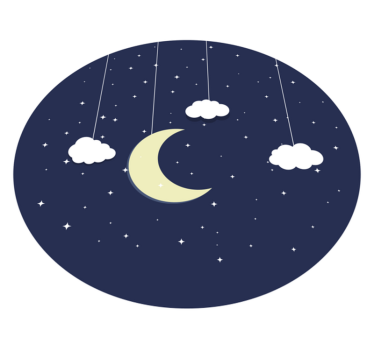 Dywan winylowy Gwieździsta noc - TenStickers