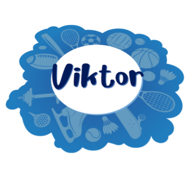 Mata Gracz sportowy o imieniu - TenStickers