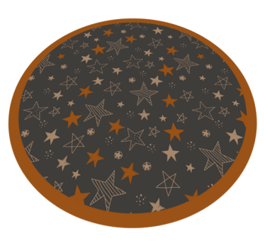 Dywan winylowy w gwiazdki motywy niebiańskie - TenStickers