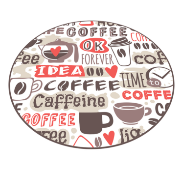 Dywan winylowy z motywem kawy - TenStickers