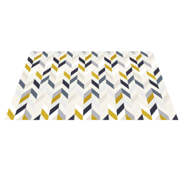Kolorowe geometryczne elementy geometryczne dywany - TenStickers