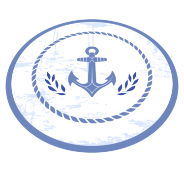 Dywan winylowy do łazienki kotwica - TenStickers