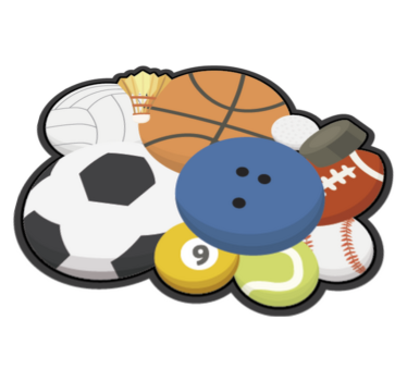 Dywan winylowy Różne piłki dla sportowca - TenStickers