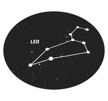 Dywan winylowy w gwiazdki astronomia konstelacyjna - TenStickers