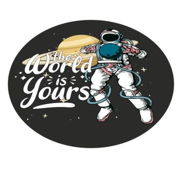 Dywan winylowy dla nastolatków eksploracja astronautów - TenStickers