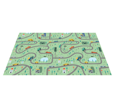 City for kids mata drogowa - TenStickers